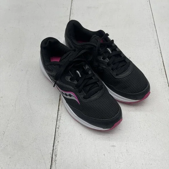 Saucony Running Shoes Womens Size 8.5 Black Pink VERSARUN Cushion Athletic - Picture 1 of 10